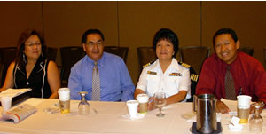 Fawn Tsosie, Finance Officer; Bruce Talawyma, 
Administrative Officer; DeAlva Honahnie, Chief Executive Officer; and Dr. Darren Vicenti, Clinical Director