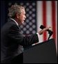 President George W. Bush speaks at the Veterans of Foreign Wars convention in Cincinnati, Ohio, Monday, Aug. 16, 2004. White House photo by Paul Morse.