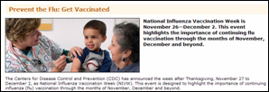 CDC.gov Flu Vaccination Feature