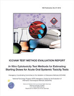 Cover of the November 2006 ICCVAM Test Method Evaluation Report on In Vitro Test Methods for Acute Oral Toxicity