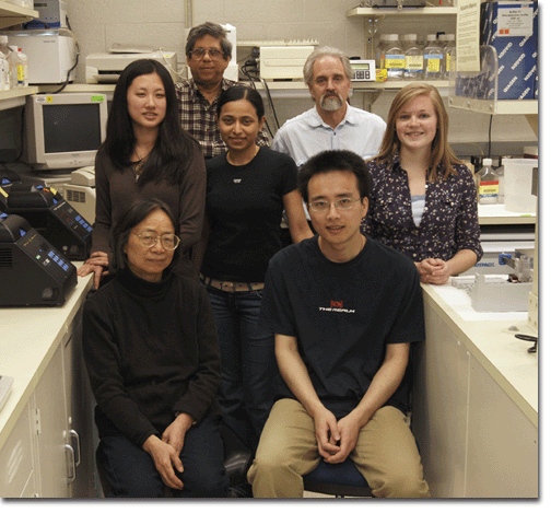 Photo of Dr. Michael Seidman and members of the Section on Gene Targeting