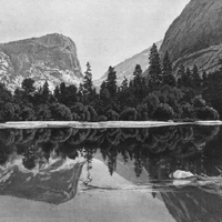 Mirror Lake, Yosemite Valley.