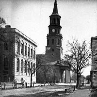 'St. Michael's Church, Charleston, South Carolina,' 1865.