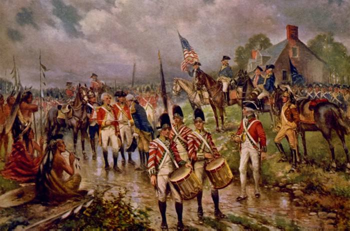 Burgoyne's surrender at Saratoga, c1911.