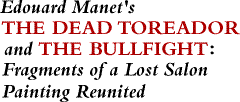 Manet's The Dead Toreador
