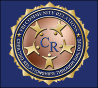 FBI Community Relations Seal - Creating relationships through dialogue
