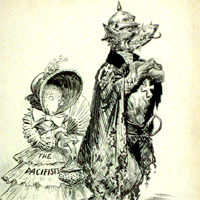 Cartoon 'The Strangest of Infatuations,' 1918(?).