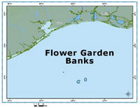 Flower Garden Banks map