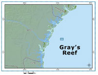 Gray's Reef map