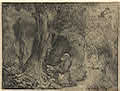 image of Saint Francis beneath a Tree Praying