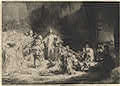 image of Christ Preaching (The Hundred Guilder Print)