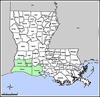 Mapa de condados declarados del emergencias 3295