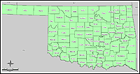 Mapa de condados declarados del emergencias 3272