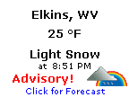 Click for Elkins, West Virginia Forecast