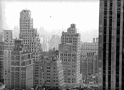 New York, New York. Skyline of midtown Manhattan