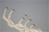 T-6 Texans fly in formation at the 2008 Joint Service Open House hosted by Andrews Air Force Base, Md., May 17, 2008.  