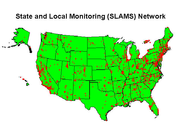  Map of State and Local Air Monitoring Stations