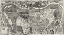 A) Waldseemuller Map, 1507--The Map That Named America