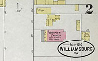 Insurance Maps of Williamsburg, James City County, Virginia
