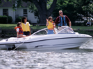 Family on a boat