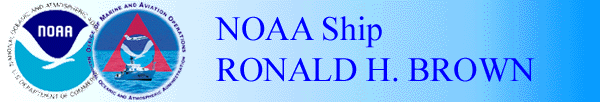NOAA Ship RONALD BROWN Banner