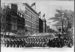 The Seventh Regiment marching down Broadway to embark for the war