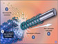 Electrons hitting an iron-carbide filled carbon nanotube cause it to contract and extrude material.