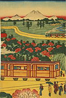 View of Ueno-Nakasendo Railway from Ueno Station (Panel 2)