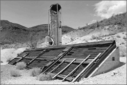 Image of a Death Valley Ranch solar heater