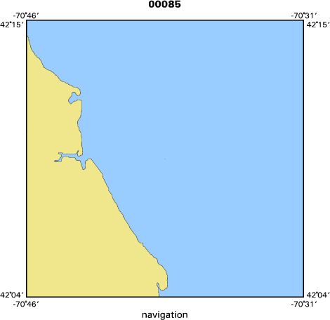 00085 map of where navigation equipment operated