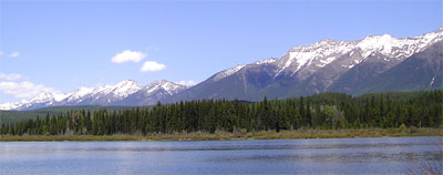 [photo] In the foreground is a lake with snowcapped peaks in the background. A beautiful place to recreate.