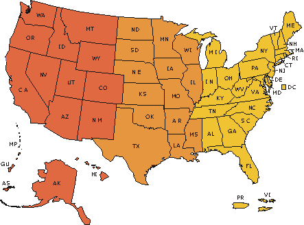 map of the united states