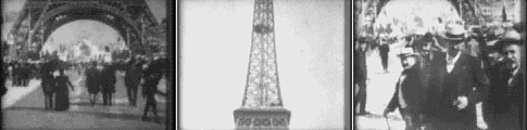 Panorama of Eiffel Tower