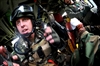 U.S. Air Force Senior Airman Anthony Deroest instructs mock patients before during a mass casualty exercise on Moody Air Force Base, Ga., June 27, 2008. Deroest is a pararescueman assigend to the 38th Rescue Squadron.