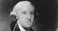 Detail, George Washington portrait
