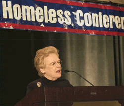 HRSA Administrator Elizabeth M. Duke addresses the National Health Care for the Homeless Conference.