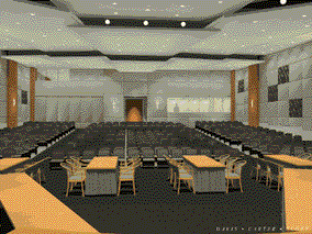 3D drawings of the NTSB Conference Center 