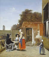 image of A Dutch Courtyard