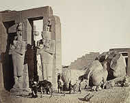 image of The Ramasseum of El-Kurneh, Thebes, First View