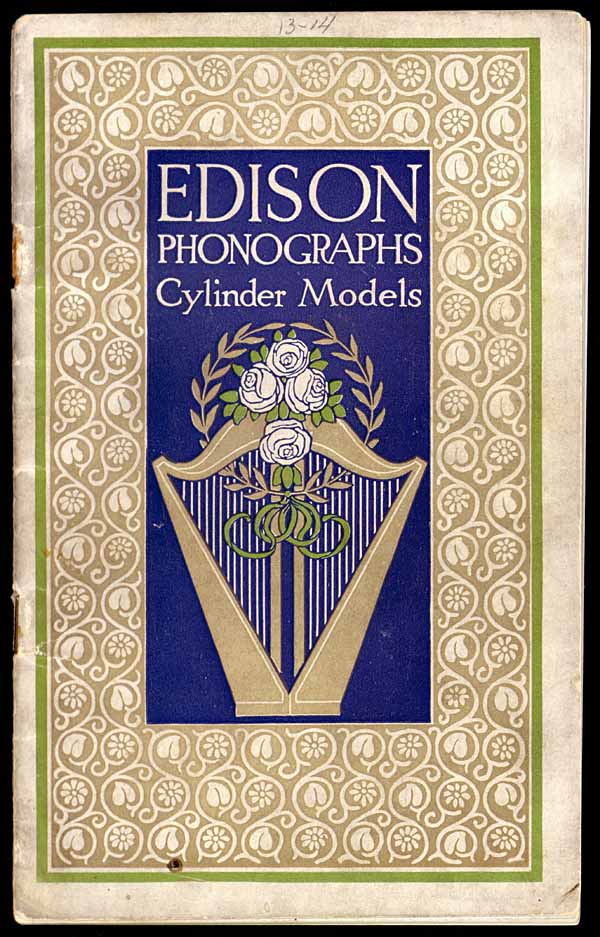 Cover: Edison Phonographs Cylinder Models