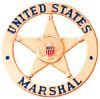 Gold U.S. Marshals Service Badge