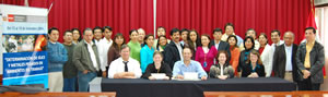 NIOSH technical experts (seated) and CENSOPAS representatives with class participants. Photo: Aaron Sussell, NIOSH