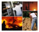 collage of crop worker hazards