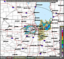Local Radar for Chicago, IL - Click to enlarge