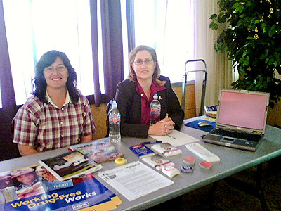 Jana Leslie and Tina O’Shields of the Mesa Field Office