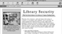 Library Security website