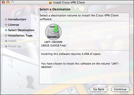 Install Cisco VPN Client