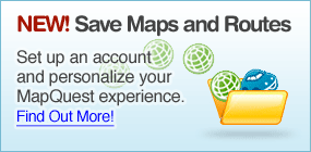 New! Save Maps and Routes with My MapQuest