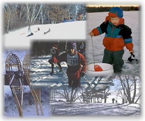 collage of winter photos