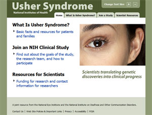 NIH Offers New Web Resource on Usher Syndrome